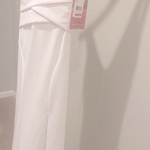 Beautiful white dress I never used .